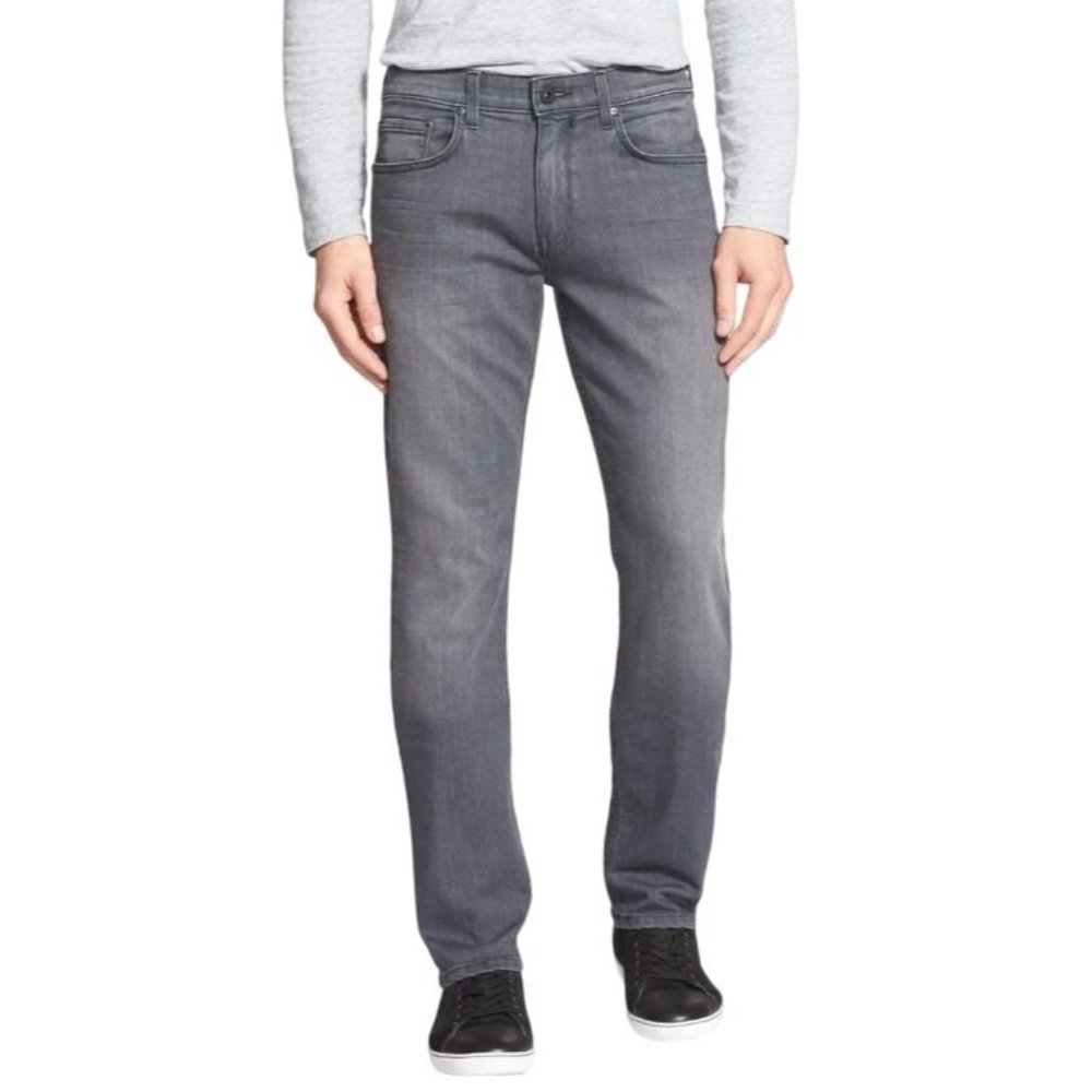 NEW PAIGE Federal TRANSCEND Slim Straight Leg Jeans Sz 28 30x33 NWT Walter 0062